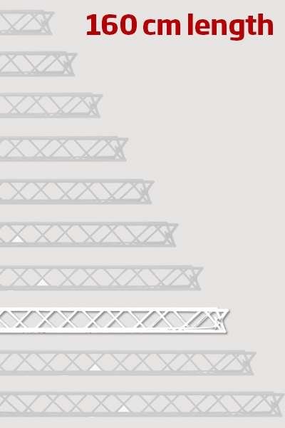 Crown Truss 10x10, Module 160cm - Hvid #1