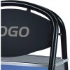 Expo Ellipse Gadeskilt med logoplade - 50x70 cm - sort #2
