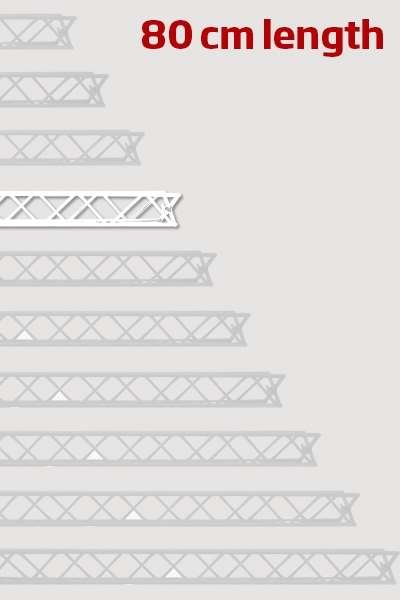 Crown Truss 10x10, Module 80cm - Hvid #1