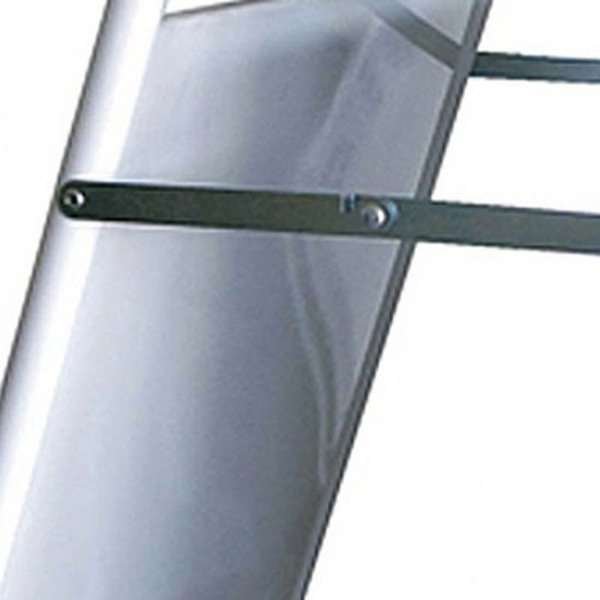 Expo Sign Gadeskilt med logoplade - 70x100 cm - hvid #4