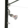 Vitrine glasskab - Showcase Tower Duo glasmontre med LED lys og lås - sort #2