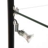 Vitrine glasskab - Showcase Tower Solo glasmontre med underskab, LED lys og lås - sort #10