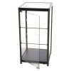 Vitrine glasskab - Showcase Counter Solo glasmontre med LED lys og lås  sort #9