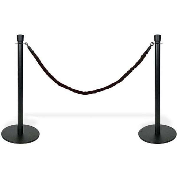 VIP Afspærring, Sort Reb - 150 cm #2