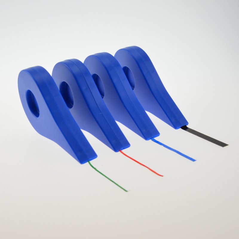 Inddelingstape til whiteboardtavler bl&aring; - 6,0 mm