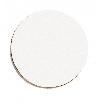 Magnet cirkel 1x1 cm (50 stk pr. ark) - Hvid #1