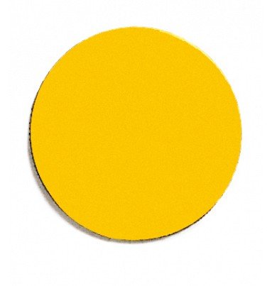 Magnet cirkel 1x1 cm (50 stk pr. ark) - Gul #1