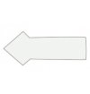 Magnet pil 1x2 cm (30 stk pr. ark) - Hvid #1