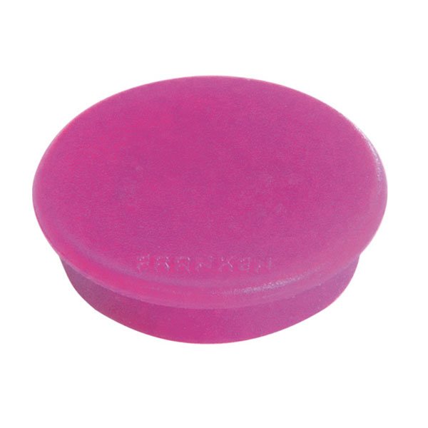Magneter i 6 farver, pakke med 10 stk. Ø32 mm  - Pink #1