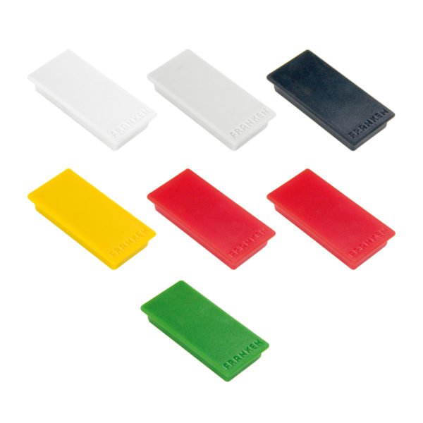Magneter 23x50mm pakke med 10 stk. - Gul #1