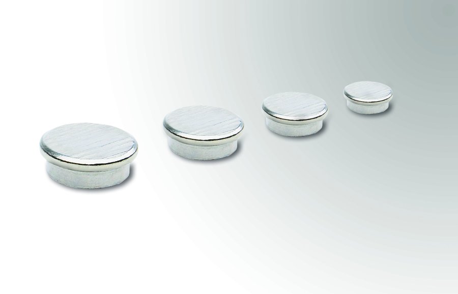 Kraftige metalmagneter i pakke med 10 stk. - Ø 20 mm #1