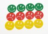 Smiley magnet - Rød/sur smiley #1