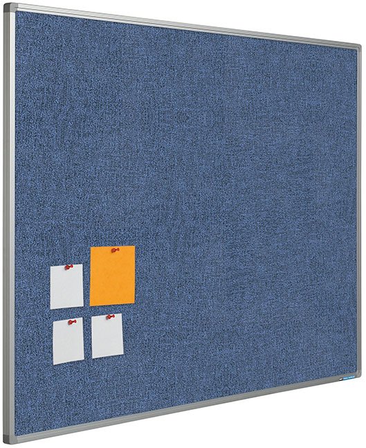 Opslagstavler med Camira stof. Maths - 90X120cm, Bl&aring;-lilla