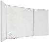 Whiteboard med 2 låger (5 sider), kan aflåses - 60x90 cm (60x180 cm) - uden låsebeslag #1