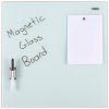 Magnetisk glastavle, hvid - 45x45 cm #1