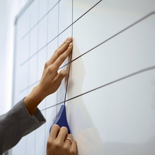 Inddelingstape til whiteboardtavler bl&aring; - 6,0 mm