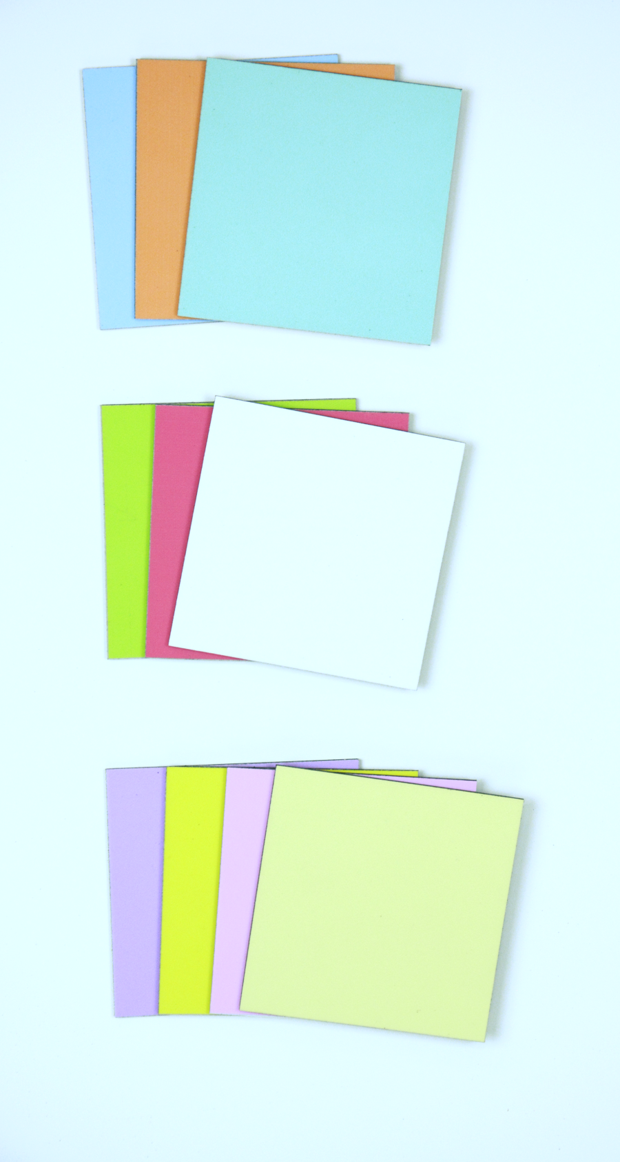 Magnetisk post-it med whiteboard overflade - Gul