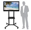 TV-stand Slimline med hylde, sort #2