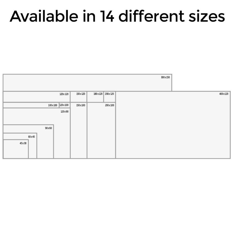 Whiteboard PRO emaljeret, 45x60 cm #7