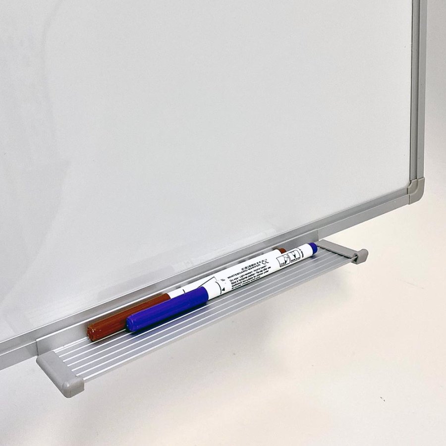 Whiteboard lakeret, 45 x 30 cm, inkl. mikrofiberklud og 6 tusser #6
