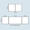 Whiteboard med 2 låger (5 sider), kan aflåses - 120x150 cm (120x300 cm) - uden låsebeslag #3