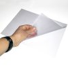 Skilteholder, stang og fod af metal, ABS Ramme, Sort, A4 #5