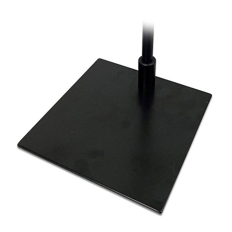 Firkantet fod, 15 x 15, sort til Design Stand systemet. #1