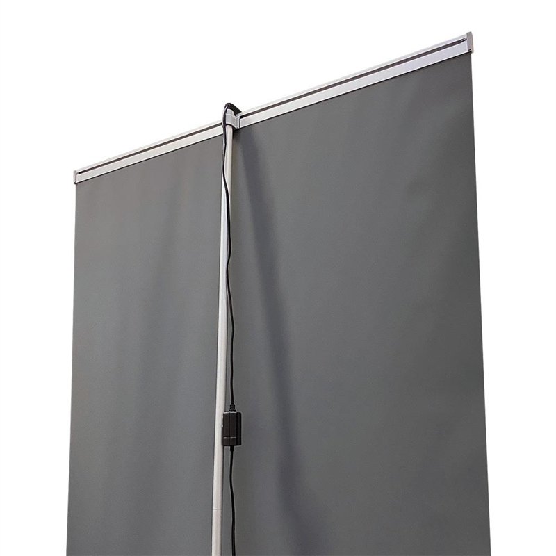 LED Spot Round, sort, 10 watt, til Roll-up #8
