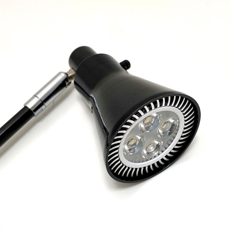 LED Spot Round, sort, 10 watt, til Roll-up #2