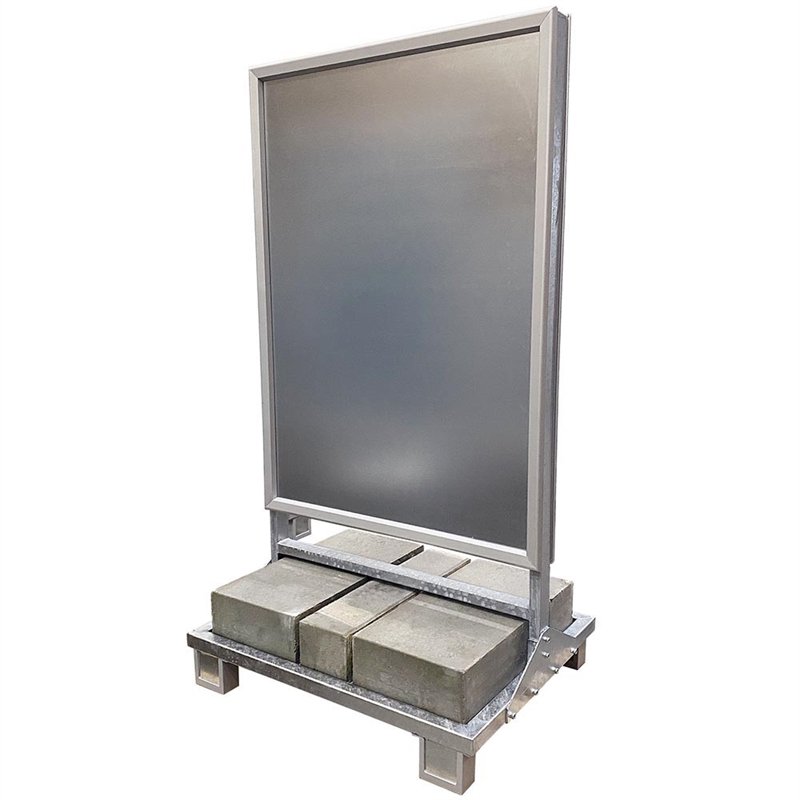 Heavy Outdoor Betonstander Gadeskilt - A0 #2