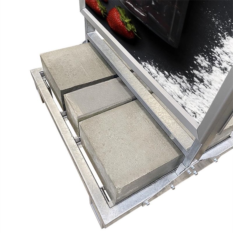 Heavy Outdoor Betonstander Gadeskilt - A0 #4