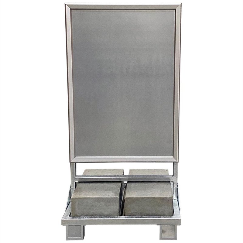 Heavy Outdoor Betonstander Gadeskilt - 70 x 100 cm #4
