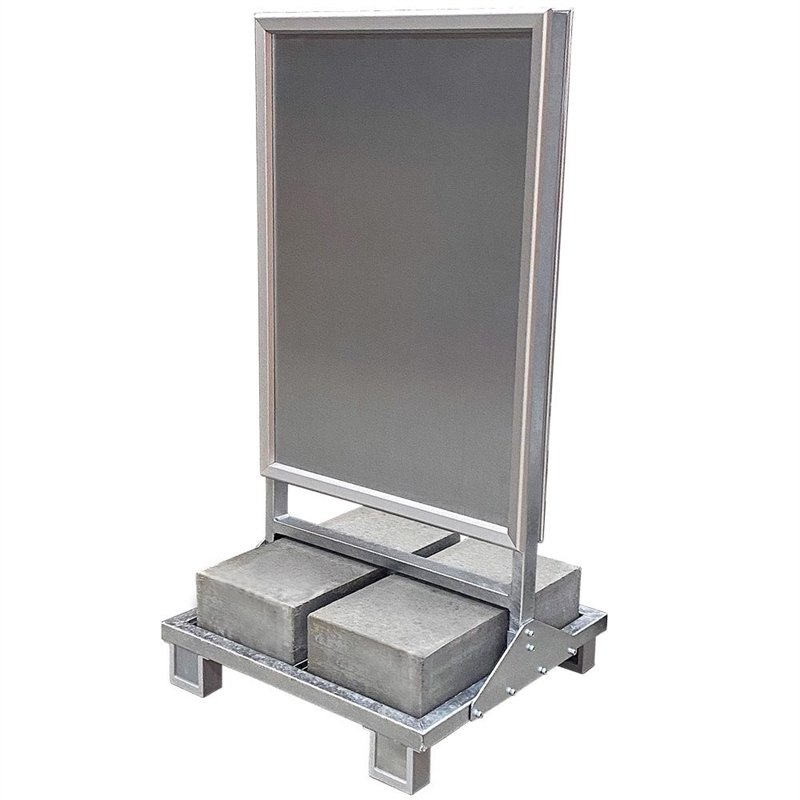 Heavy Outdoor Betonstander Gadeskilt - 70 x 100 cm #3