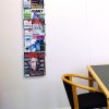 Brochureholder i tråd til væg - 9xA5 - 10,8 cm brochure højde #7