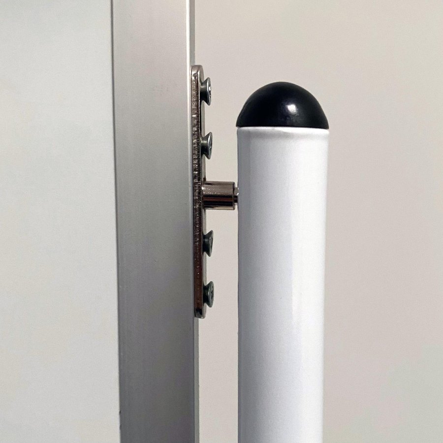 Whiteboard Pro: Emaljeret Svingtavle 150x120 cm på Mobilt Stativ #7
