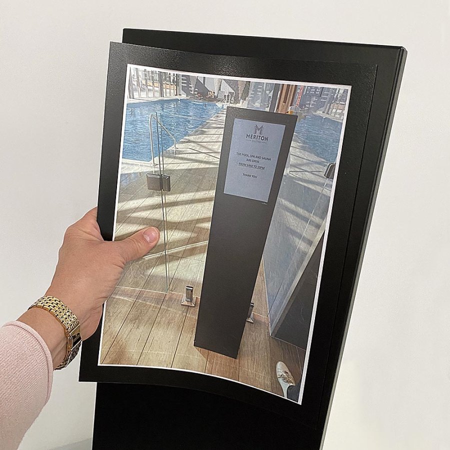 Design Magnetic Stand med magnetisk A4-lomme #7