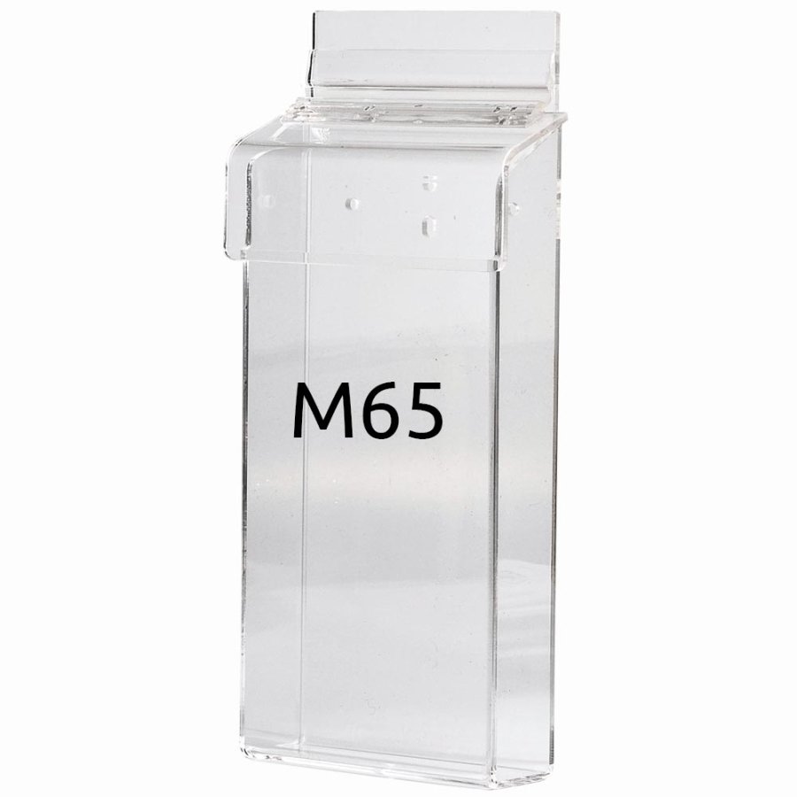 Akryl brochureholder boks udendørs - vertikal - M65 #7