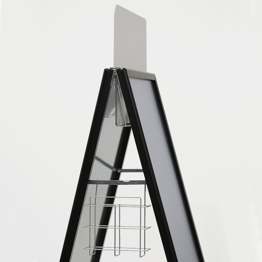 Alu-Line Standard Gadeskilt - sort - 50 x 70 cm #14
