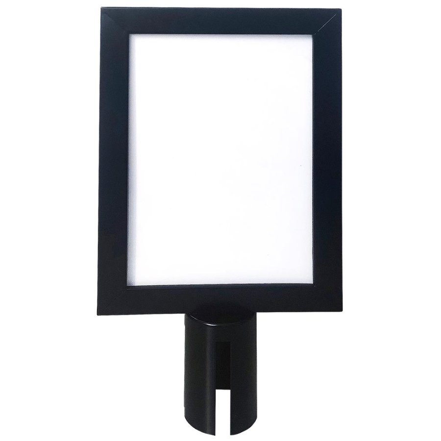 Sign holder for Crowd Barrier Belt system, Sort, A4 #4