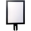 Sign holder for Crowd Barrier Belt system, Sort, A3 #2