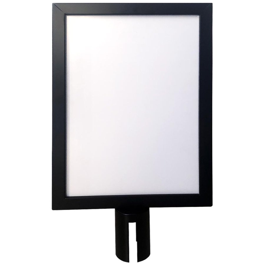 Sign holder for Crowd Barrier Belt system, Sort, A3 #2