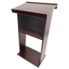 Wood Podium - Black - Talerstol i sort #20