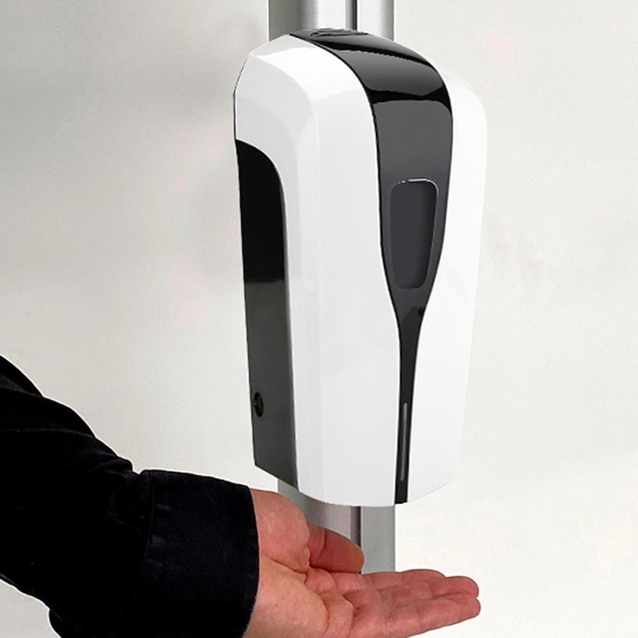 Håndspritstander med automatisk håndsprit dispenser og A2 Klikramme #12