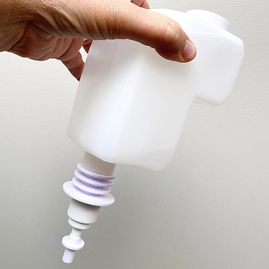 Håndspritstander med automatisk håndsprit dispenser og A2 Klikramme #9