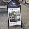 Expo Gotik Gadeskilt med logoplade - A1 - sort #12