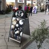 Expo Gotik Gadeskilt med logoplade - A1 - sort #13