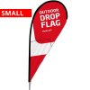 Sorte stænger til beachflag, Outdoor Drop Flag, Small #1