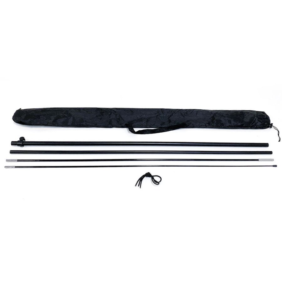 Sorte stænger til beachflag, Outdoor Drop Flag, Small #3