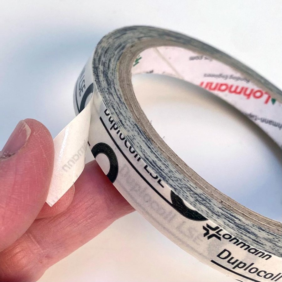 Dobbeltklæbende tape 12mm - 10m Rulle #4