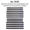 6 Top og 6 bund Strap komplet sæt til POP-UP WALL Straight 3x4 med clips #1